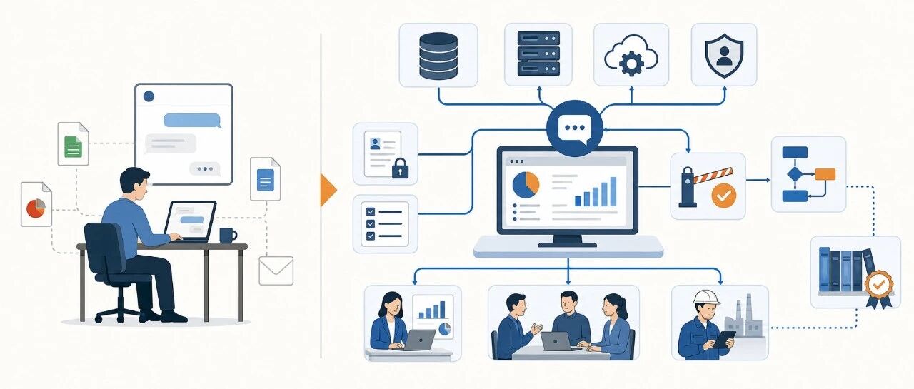 《企业 AI 落地 ≠ 员工在用 AI》公众号文章封面